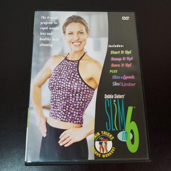 Debbie Siebers' Slim In 6 Six Weeks LIKE NEW - Picture 1 of 8